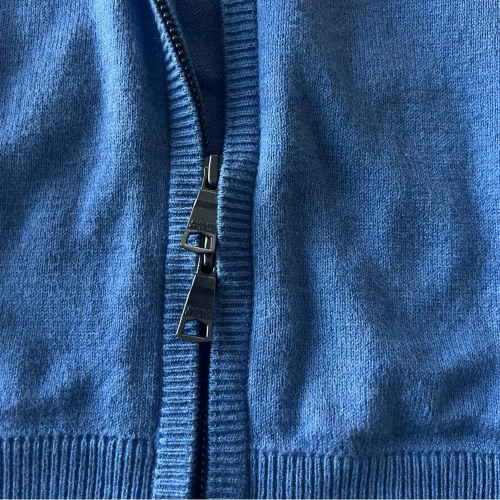 Banana Republic Hooded Jacket Cashmere Cotton Blend Full Zip